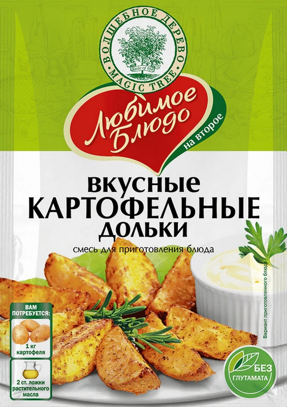 ВД Смесь "Любимое блюдо" вкусные картофельные дольки 25 г/30