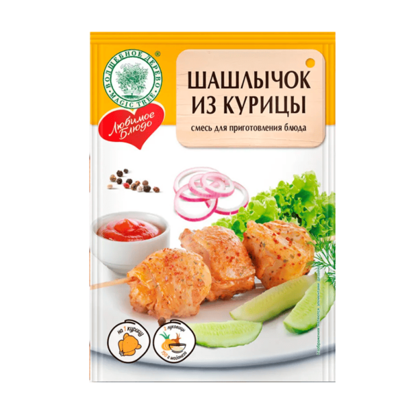 ВД Смесь "Любимое блюдо" шашлычок из курицы 30 г